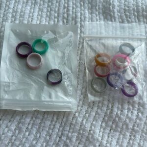 Colorful Women's Ring Set
